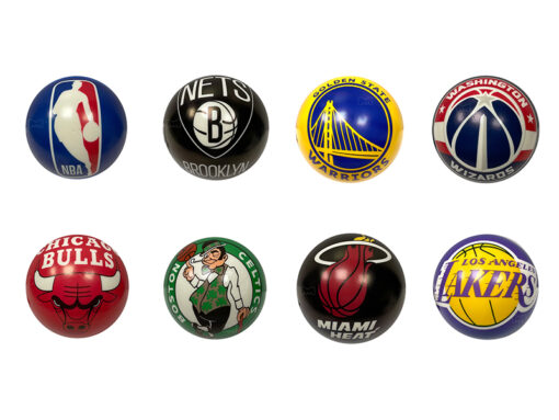 כדורי ספוג במגוון צבעים NBA