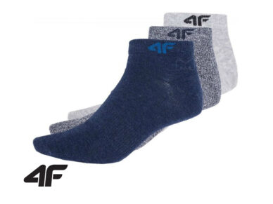 שלישיית גרבי כותנה 4F SOCKS