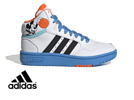 נעלי אופנה אדידס לילדים ונוער ADIDAS HOOPS MID 3.0 MICKEY