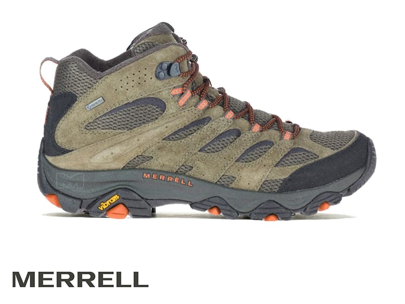 נעלי מירל לגברים להליכה וטיולים MERRELL MOAB 3 MID GTX