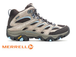 נעלי מירל לנשים להליכה וטיולים MERRELL MOAB 3 MID GTX