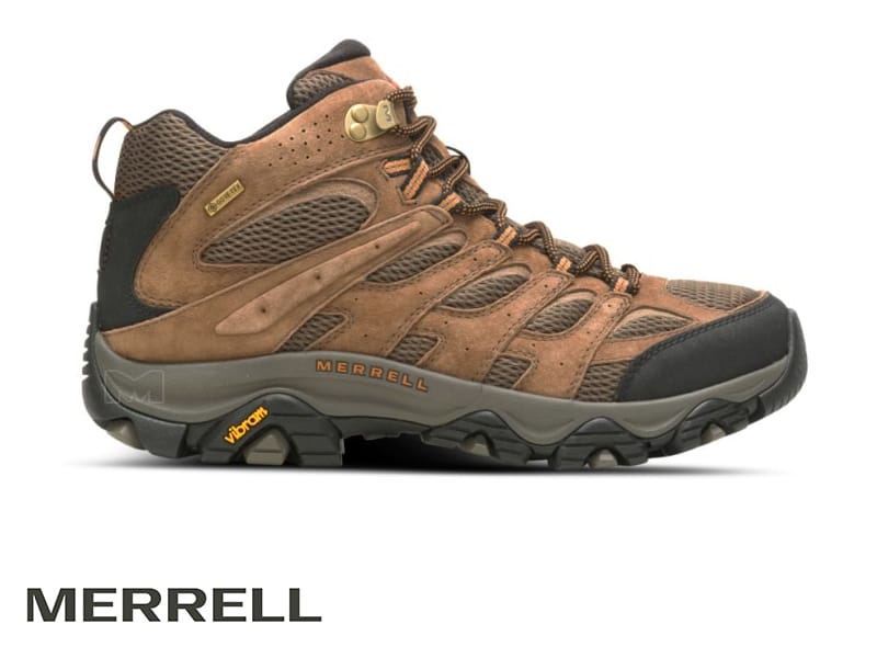 נעלי מירל לגברים להליכה וטיולים MERRELL MOAB 3 MID GTX