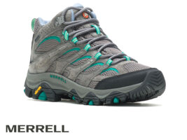 נעלי מירל לנשים להליכה וטיולים MERRELL MOAB 3 MID GTX נעלי הליכה לנשים מאסטר ספורט