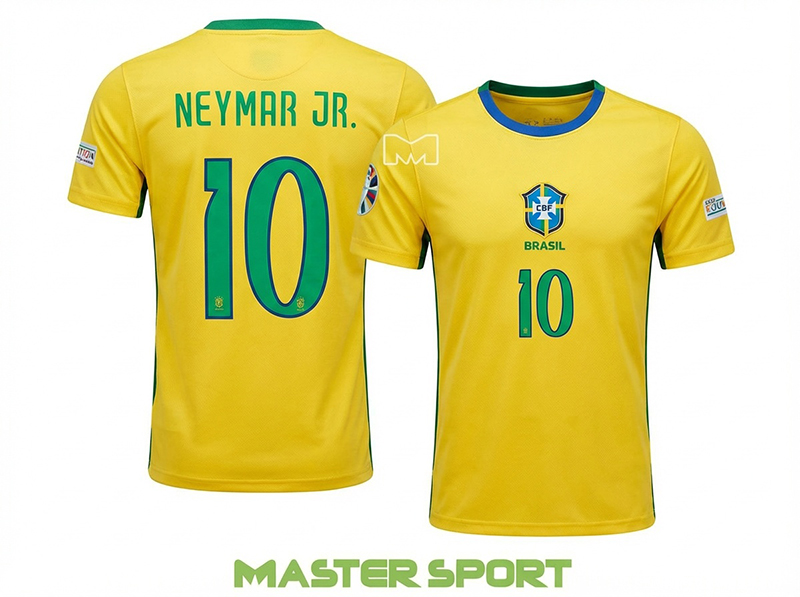 חולצת כדורגל לגברים ניימר NEYMAR JR BRAZIL ביגוד מאסטר ספורט