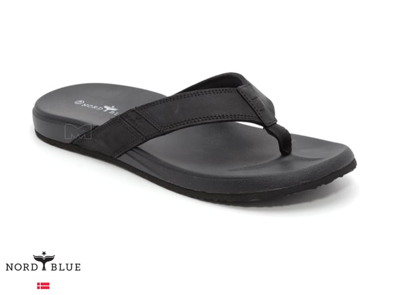 כפכף אצבע עור לגברים NORD BLUE OLIVER SANDAL