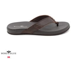 כפכף אצבע עור לגברים NORD BLUE OLIVER SANDAL