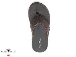 כפכף אצבע עור לגברים NORD BLUE OLIVER SANDAL