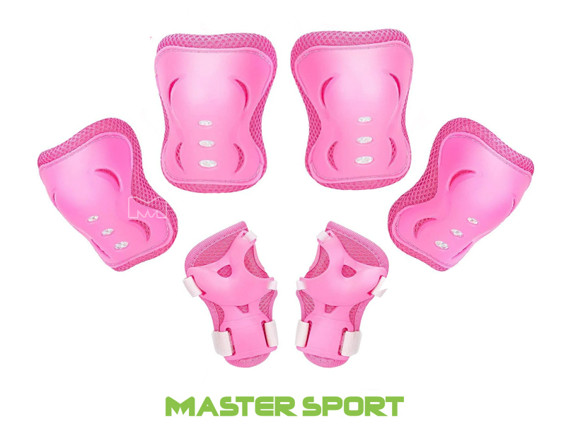 סט מגנים לגלגיליות ואופניים PINK PROTECTIVE GEAR