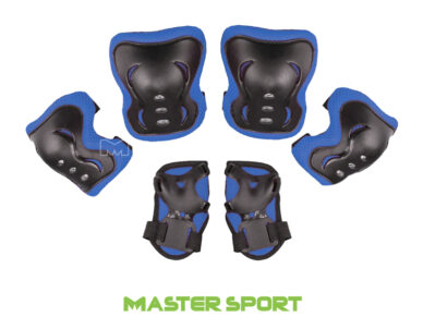 סט מגנים לגלגיליות ואופניים BLUE/BLACK PROTECTIVE GEAR