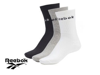 גרביי ספורט ריבוק REEBOK ACTIVE MID CREW SOCKS