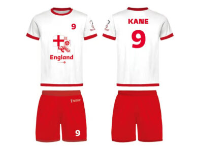 חליפת כדורגל קיין לילדים ונוער מונדיאל WORLD CUP ENGLAND KANE