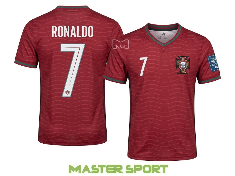 חולצת כדורגל לגברים רונלדו פורטוגל RONALDO PORTUGAL WORLD CUP ביגוד מאסטר ספורט