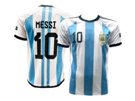 חליפת כדורגל לילדים ונוער מסי (3 כוכבים) MESSI ARGENTINA