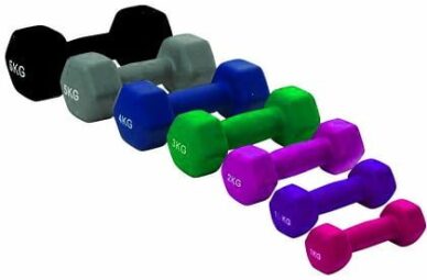 משקולת יד בציפוי גומי ניאופרן NEOPRENE DUMBBELL