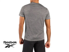 חולצת ריבוק לגברים REEBOK ID TRAIN MELANGE TEE ביגוד מאסטר ספורט