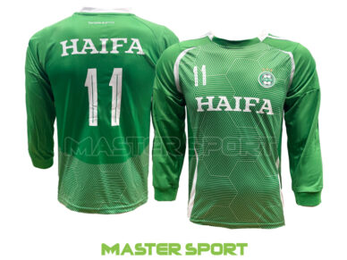 חליפת כדורגל לילדים ונוער חיפה 11 שרוול ארוך HAIFA