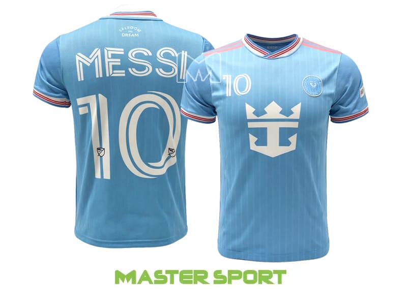 חליפת כדורגל מסי לילדים ונוער MESSI MIAMI ביגוד מאסטר ספורט