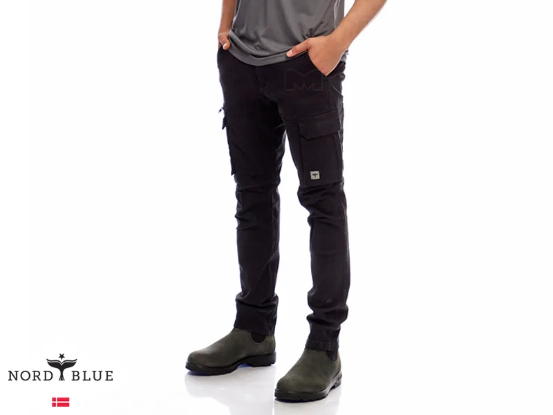 מכנסי קרגו לגברים בד סטרץ’ NORD BLUE CHASE CARGO PANTS ביגוד מאסטר ספורט