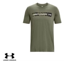 חולצת אנדר ארמור לגברים UNDER ARMOUR CAMO CHEST TEE ביגוד מאסטר ספורט