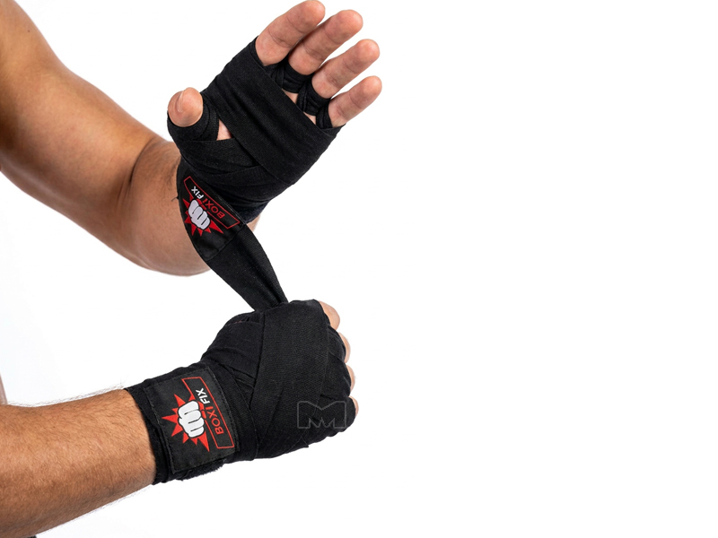 זוג חותלות לאיגרוף ולאימון קרב מגע HAND WRAPS BOXIFIX אביזרים מאסטר ספורט זוג חותלות לאיגרוף ולאימון קרב מגע HAND WRAPS BOXIFIX אביזרים מאסטר ספורט