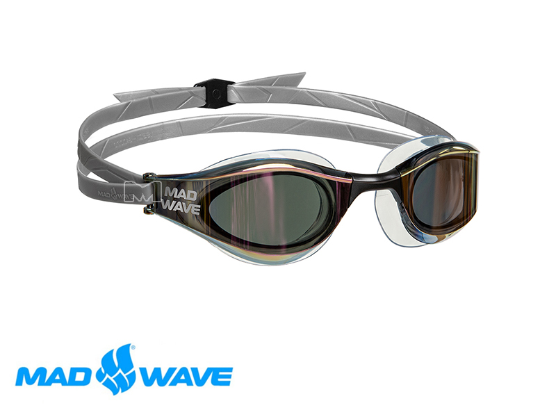 משקפת שחיה מקצועית למבוגרים MAD WAVE AQUA FUSION RAINBOW אביזרים מאסטר ספורט